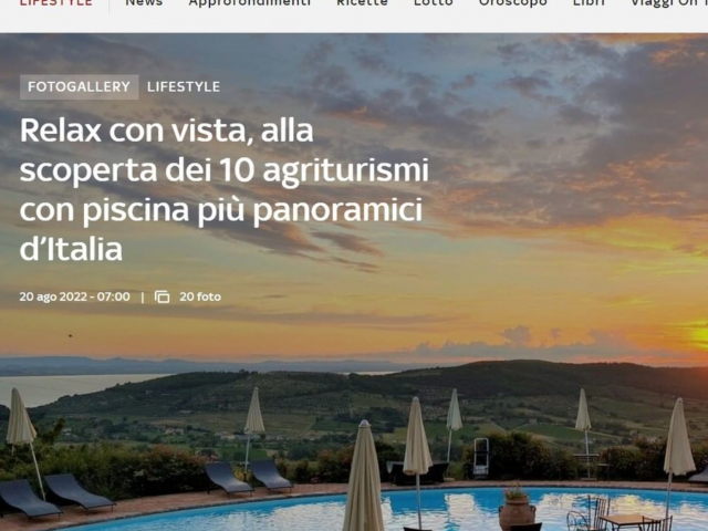 ALLA SCOPERTA DEI 10 AGRITURISMI CON PISCINA PIÙ PANORAMICI D’ITALIA!